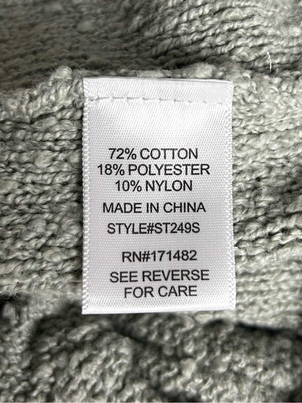 Sincerely Jules Sage Green Textured Cardigan Sweater | Slouchy Cozy Knit Medium - Picture 7 of 8